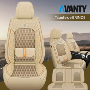 Kit Capa Banco de Carro Completo Italian + BRINDE: Kit Tapete Completo