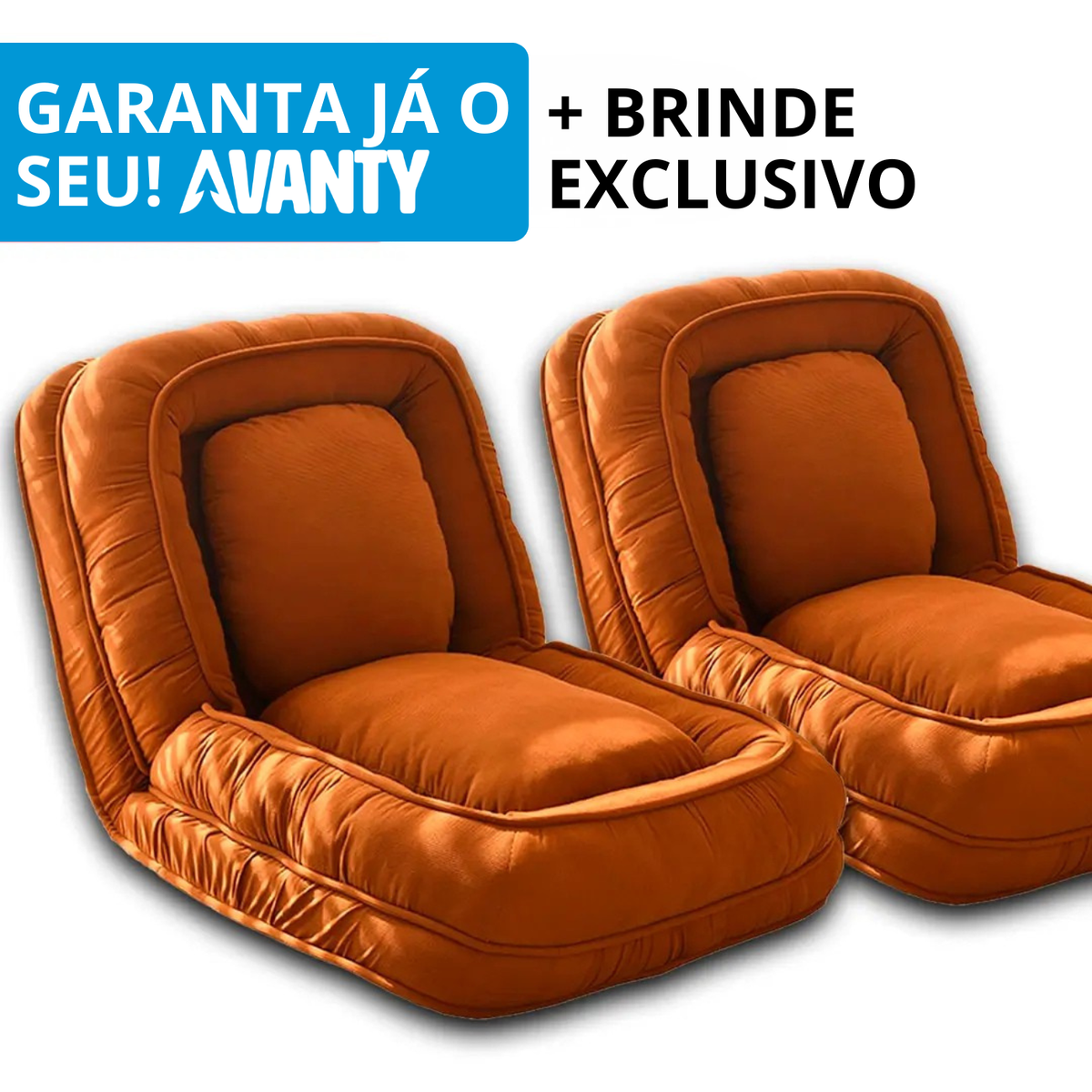 Sofá-cama Retrátil Algodão 5 em 1 + BRINDES